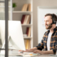 Friendly operator, home office